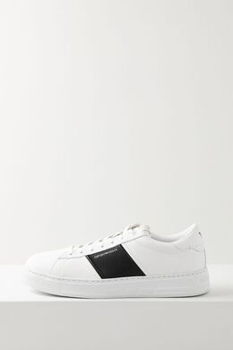 EMPORIO ARMANI: Белые кеды 