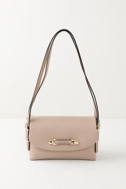 Guess: Бежевая сумка 