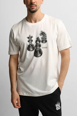 HUGO: Хлопковая футболка 