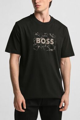 BOSS: Хлопковая футболка 