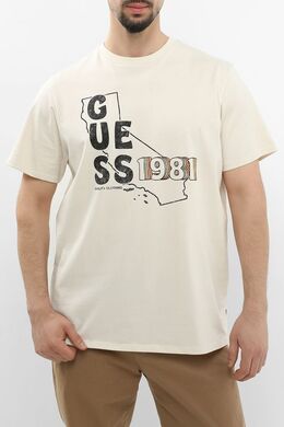 Guess: Хлопковая футболка 