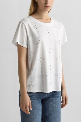 TWINSET: Хлопковая футболка 