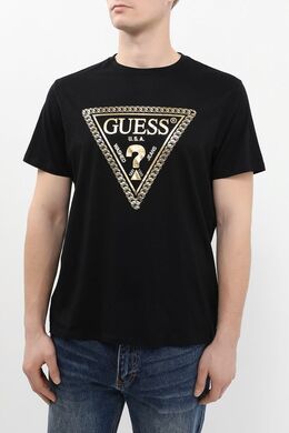 Guess: Хлопковая футболка 