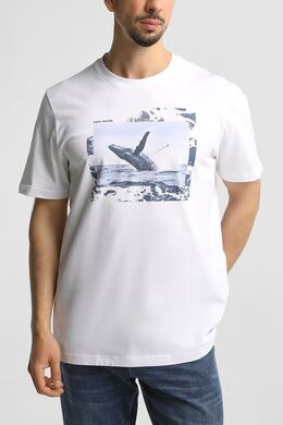 BOSS: Хлопковая футболка 