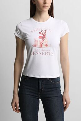 Guess: Хлопковая футболка 