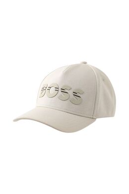 BOSS: Бежевая кепка 