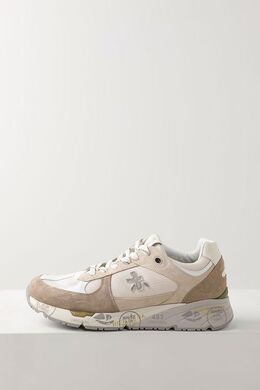 PREMIATA: Бежевые кроссовки  Mase
