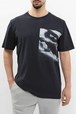 BOSS: Хлопковая футболка 