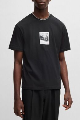 HUGO: Хлопковая футболка 