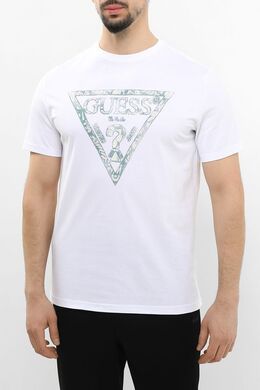 Guess: Хлопковая футболка 