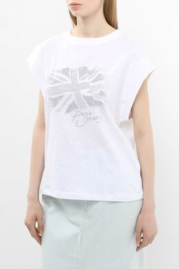 PEPE JEANS: Хлопковая футболка 