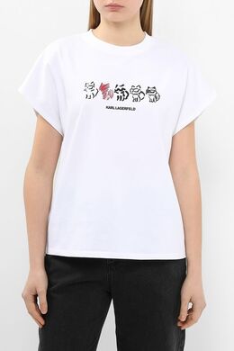 Karl Lagerfeld: Хлопковая футболка 