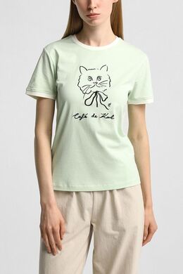 Karl Lagerfeld: Хлопковая футболка 