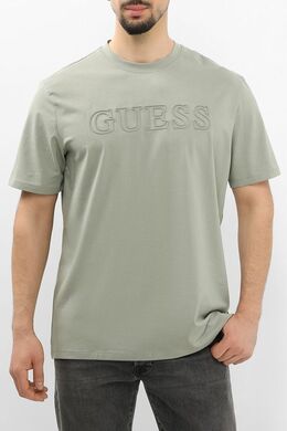 Guess: Хлопковая футболка 
