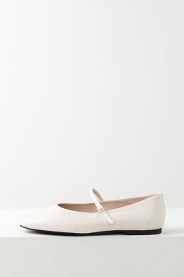 Calvin Klein: Бежевые балетки 