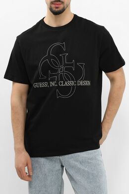 Guess: Хлопковая футболка 