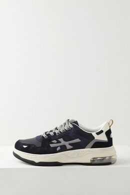 PREMIATA: Синие кроссовки  Drake