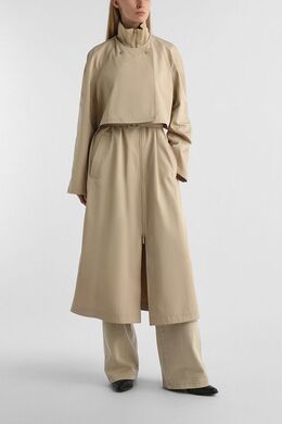 EMPORIO ARMANI: Плащ с воротником 