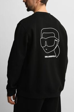 Karl Lagerfeld: Хлопковый свитшот 