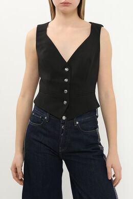 Guess: Чёрный жилет 