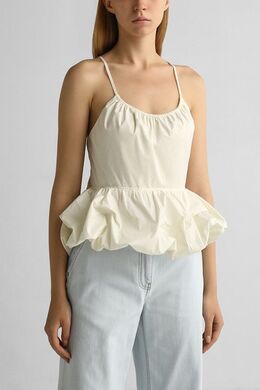 TWINSET: Хлопковый топ 