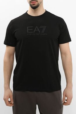 Ea7: Хлопковая футболка 