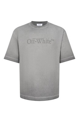 Off-White: Хлопковая футболка 