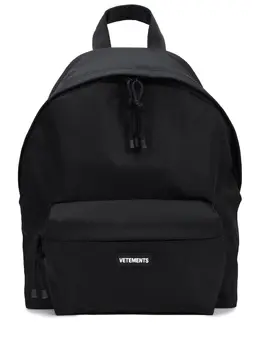 VETEMENTS: Чёрный рюкзак 