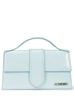 JACQUEMUS: Голубая сумка  Le Grand Bambino