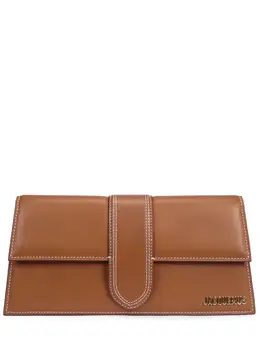 JACQUEMUS: Коричневая сумка  Le Bambino