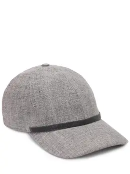 BRUNELLO CUCINELLI: Серая кепка 
