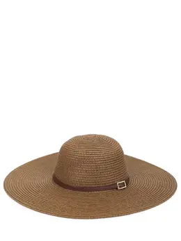 MELISSA ODABASH: Коричневая шляпа 