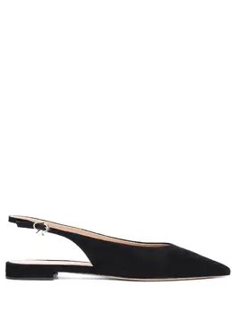 GIANVITO ROSSI: Чёрные балетки 