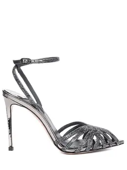 LE SILLA: Серебристые босоножки 