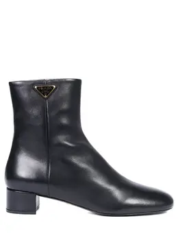 PRADA: Чёрные ботинки 