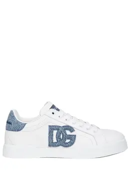 DOLCE & GABBANA: Белые кеды  Portofino