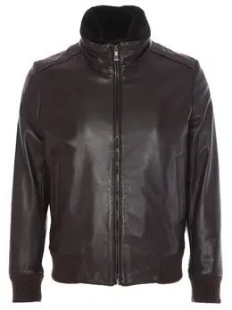 BILANCIONI: Кожаная куртка 