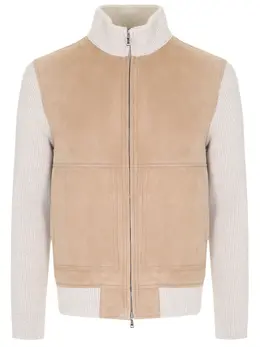 FIORONI CASHMERE: Бежевая куртка 