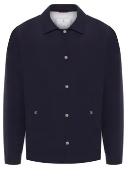 BRUNELLO CUCINELLI: Однотонная куртка 