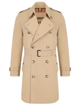 BURBERRY: Хлопковый плащ 