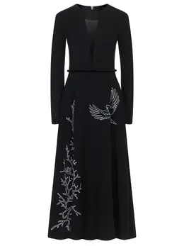 YANINA: Платье из шерсти 