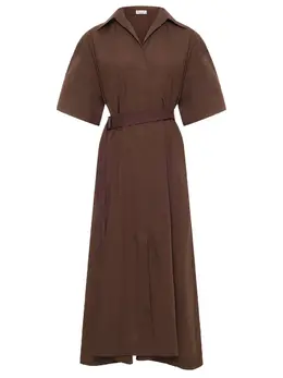 BRUNELLO CUCINELLI: Хлопковое платье 