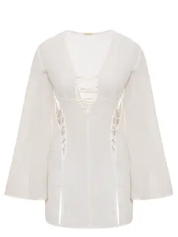 CULT GAIA: Льняное платье 