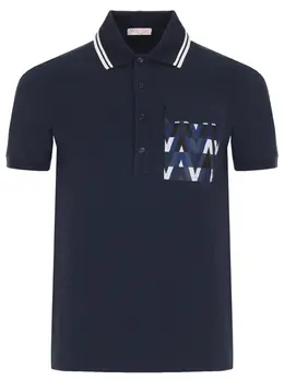VALENTINO: Хлопковое поло 