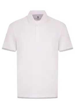 BRUNELLO CUCINELLI: Хлопковое поло 