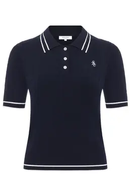 SPORTY & RICH: Поло из вискозы 