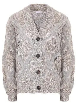 BRUNELLO CUCINELLI: Кардиган из шерсти 