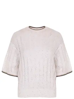 BRUNELLO CUCINELLI: Льняной свитер 