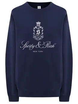SPORTY & RICH: Хлопковая толстовка 