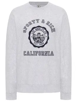 SPORTY & RICH: Хлопковая толстовка 